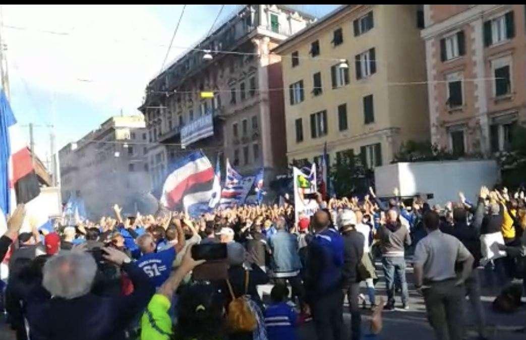 Sampdoria, Ultras Tito Cucchiaroni ricordano Gabriele Sandri