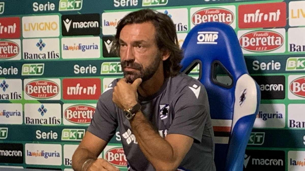 Sampdoria, Pirlo: "Esposito sta bene, Piccini è disponibile. Mi aspetto qualcosa in più da tutti"