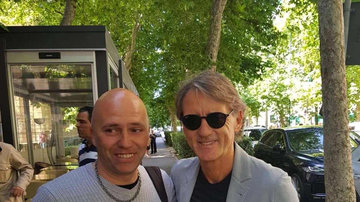 Mancini soggiorna a Genova e incontra un suo portafortuna blucerchiato
