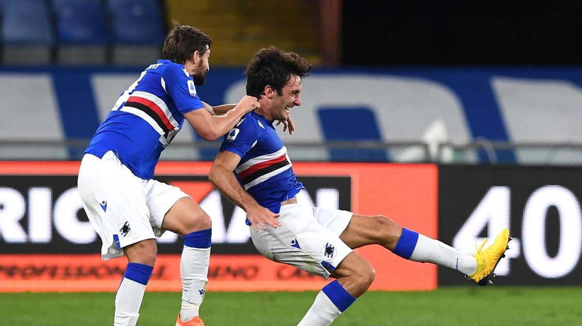 SAMPDORIA MVP - Augello prestazione da sogno: assist e prima rete in A