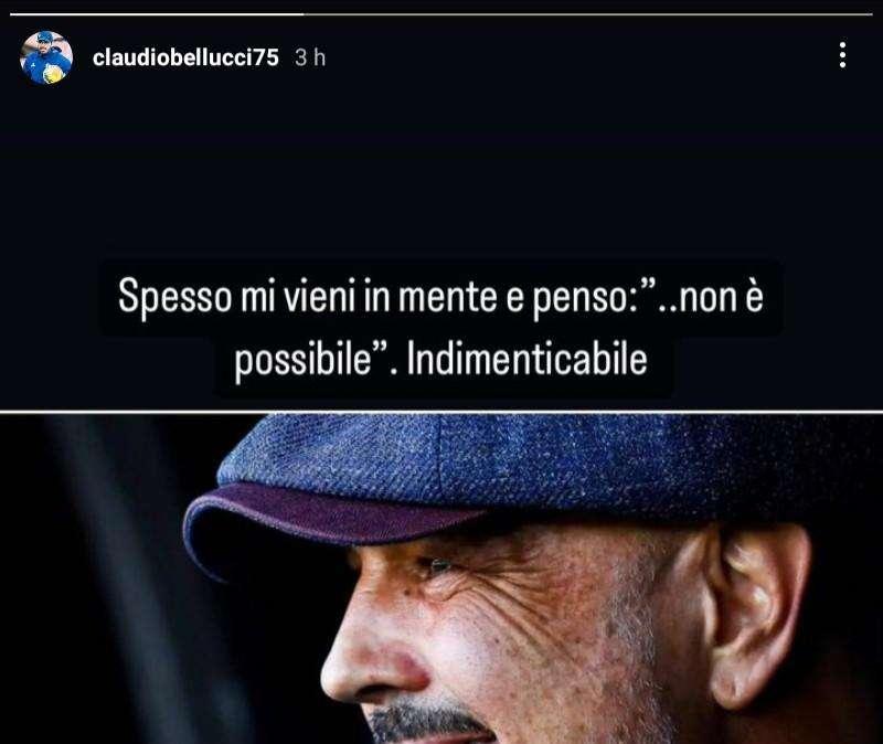 Bellucci si unisce al ricordo di Mihajlovic: "Spesso mi vieni in mente"
