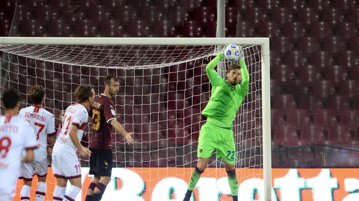 Da Salerno: l'ex Belec mostra coraggio e sicurezza in vista della Sampdoria