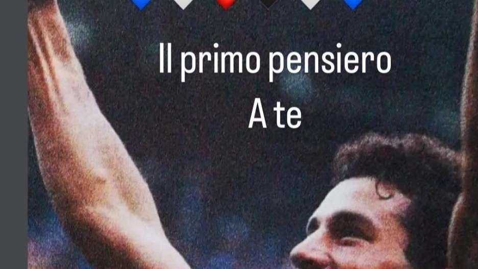 Sampdoria, Mancini e la dedica a Vialli: "Il primo pensiero. A te"