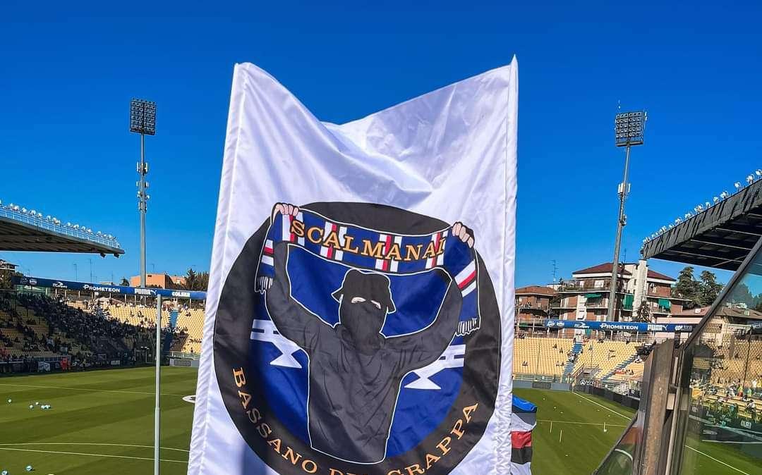 Parma - Sampdoria, lo stendardo Bassano del Grappa