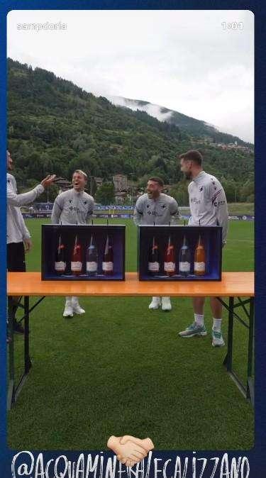 “Calizzano Challenge”, test divertente per la Sampdoria nel ritiro di Ponte di Legno