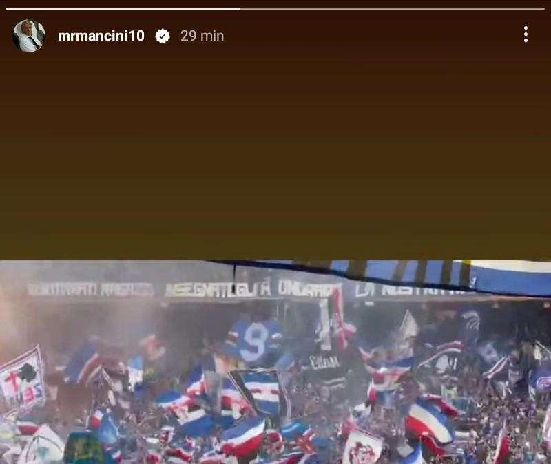 Sampdoria, R. Mancini colpito dall'atmosfera del Ferraris: "Pubblico da Champions"