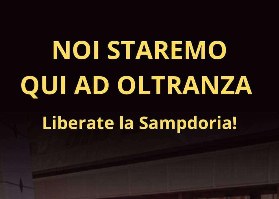 Gruppi della Sud: "Noi staremo qui ad oltranza. Liberate la Sampdoria!"