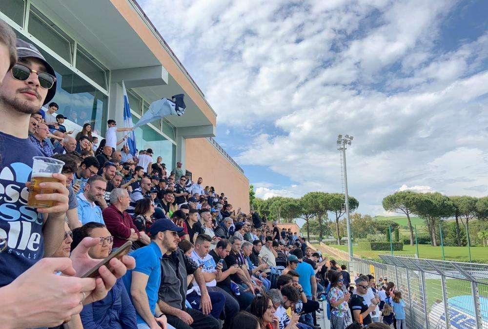 750 tifosi laziali al seguito