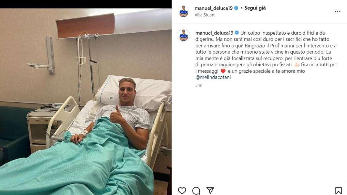 Sampdoria, De Luca: "Rientrare più forte di prima e raggiungere obiettivi"