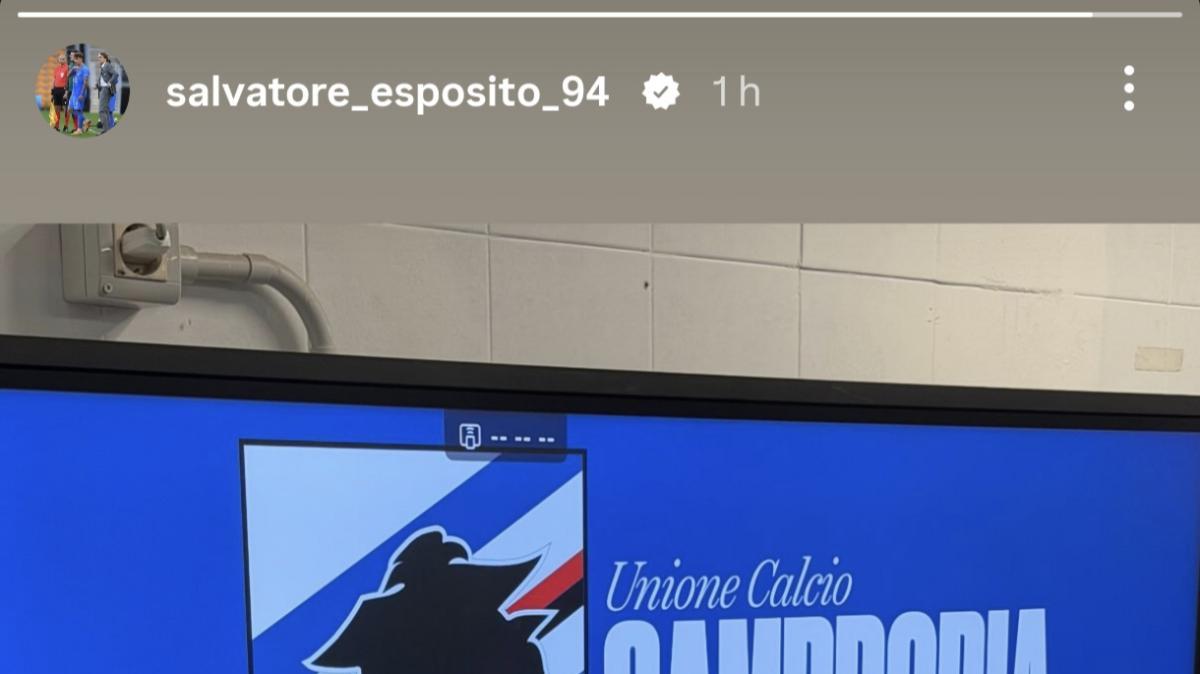 Sampdoria, Esposito: "Dai Doria, oggi giochi tu"