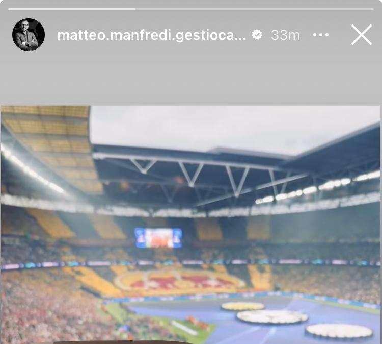 Presidente Manfredi a Wembley nel ricordo di Sampdoria - Barcellona