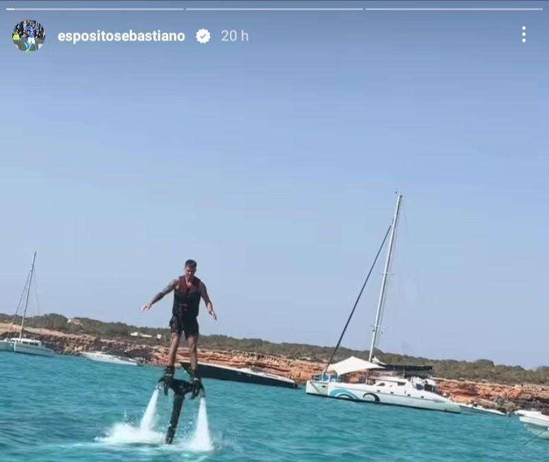 Social Sampdoria, divertimento acquatico per Stankovic, il post di Esposito