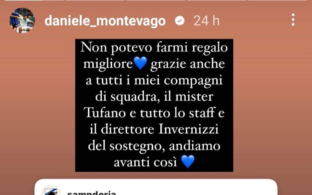 Sampdoria Primavera, gioia Montevago: "Non potevo farmi regalo migliore"