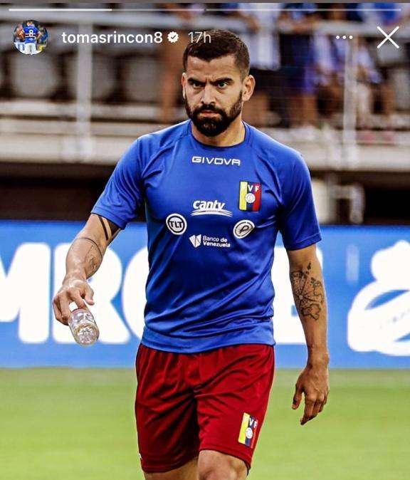 Sampdoria, concentrazione social di Rincon per il Venezuela