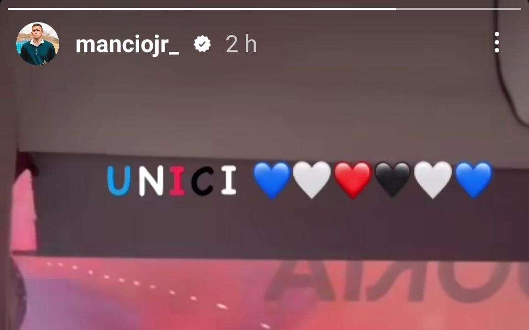 Verso Palermo - Sampdoria, A. Mancini ai tifosi: "Unici"