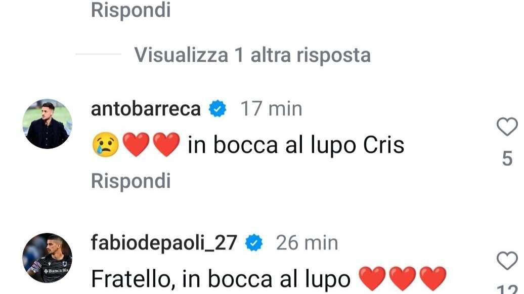 Sampdoria, le reazioni dei compagni al saluto di Piccini