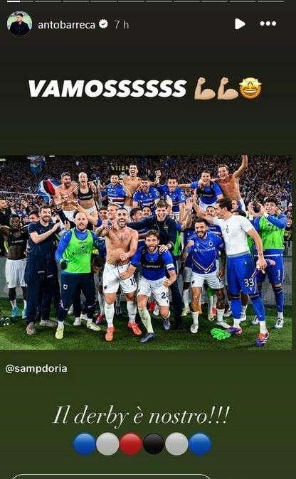 Barreca esalta il successo della Sampdoria: "Il Derby è nostro"