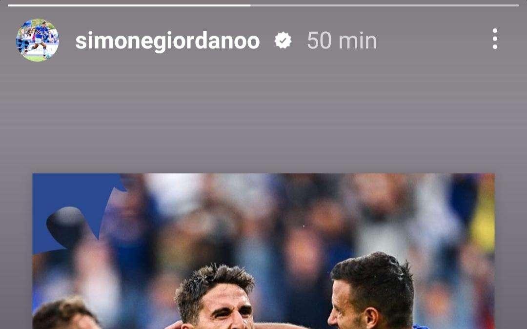 Sampdoria-Cosenza, Giordano: "Avanti con questo spirito" 