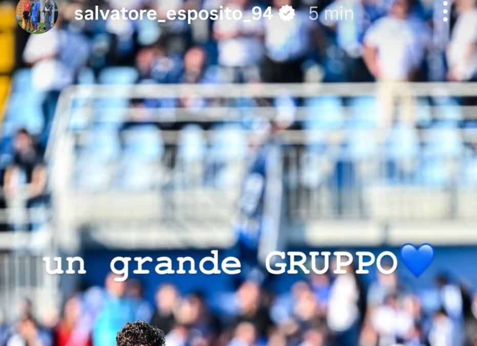 Sampdoria espugna Pescara, Esposito: "Un grande gruppo"