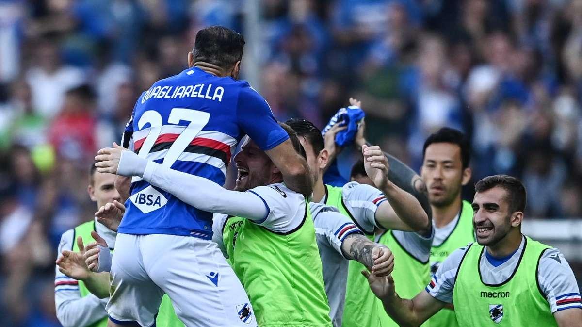Sampdoria, Quagliarella bomber senza tempo: la dedica della Lega Serie A 