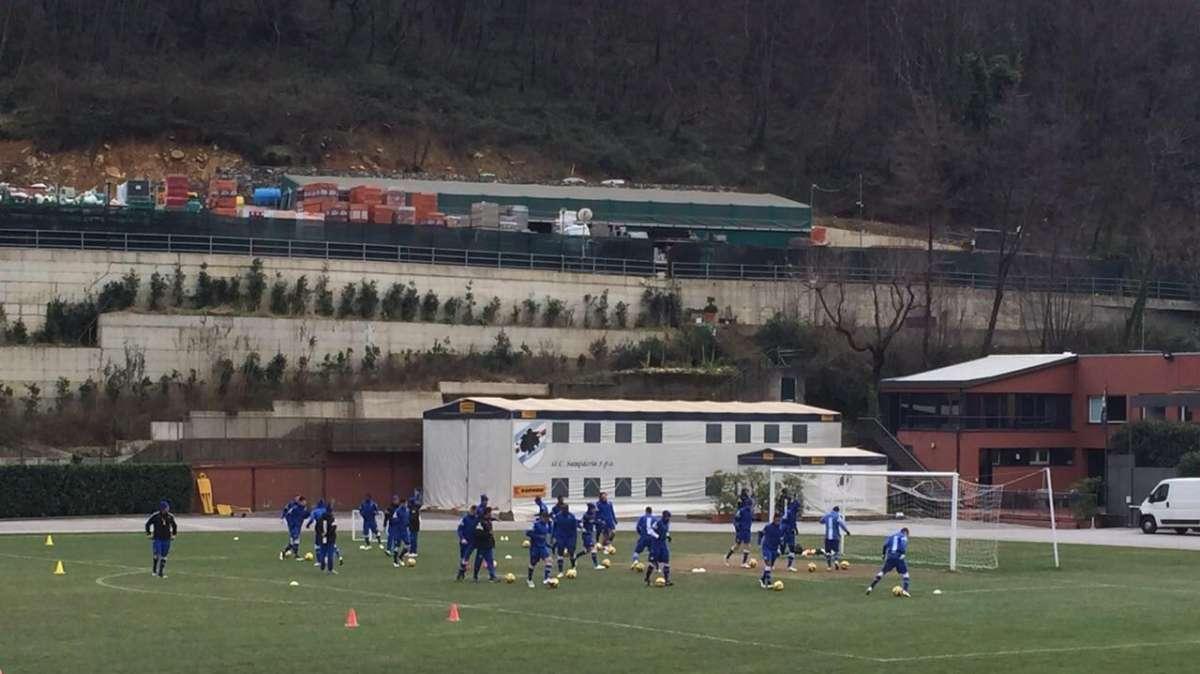 Sampdoria, ripresa fissata per lunedì pomeriggio 