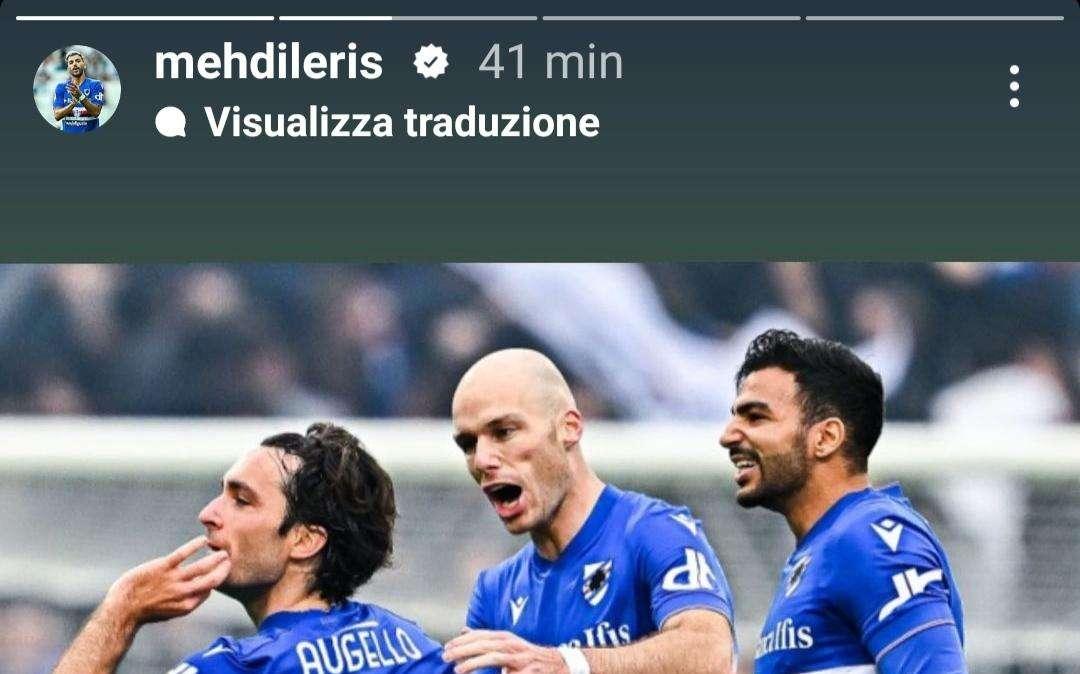 Sampdoria, Leris: "Non c'è modo migliore per cominciare il nuovo anno"