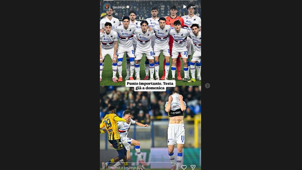 Sampdoria, Begic: "Punto importante. Testa già a domenica"