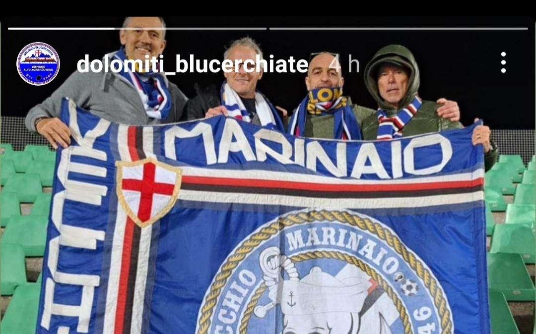 Sampdoria, Dolomiti Blucerchiate a Cosenza: "1137 km d'amore per te"