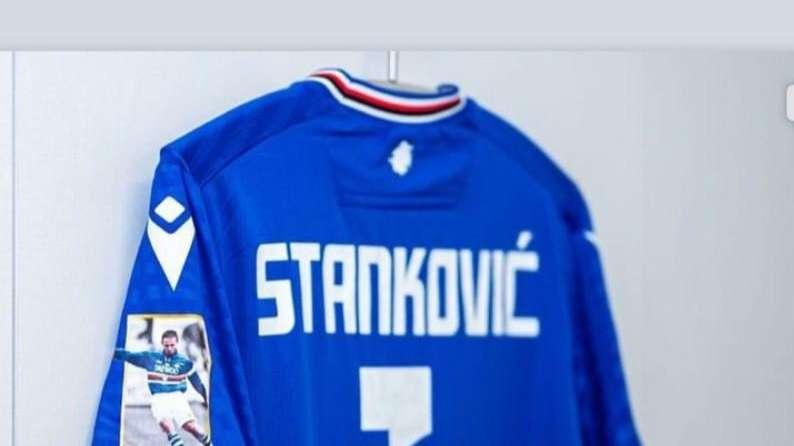 Sampdoria, la dedica di Filip Stankovic a Mihajlovic