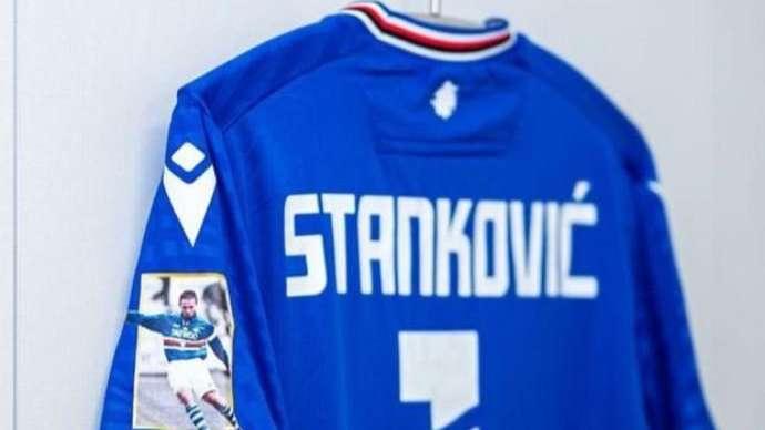 Sampdoria - Bari, Edjuma al volo di sinistro, decisivo Stankovic