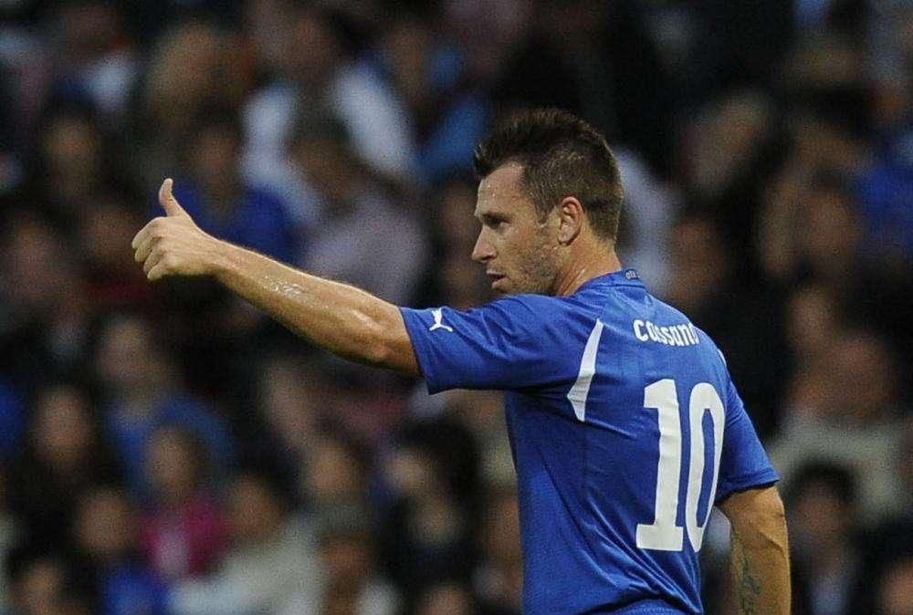 Cassano migliora, ma dovrebbe saltare trasferta in Estonia