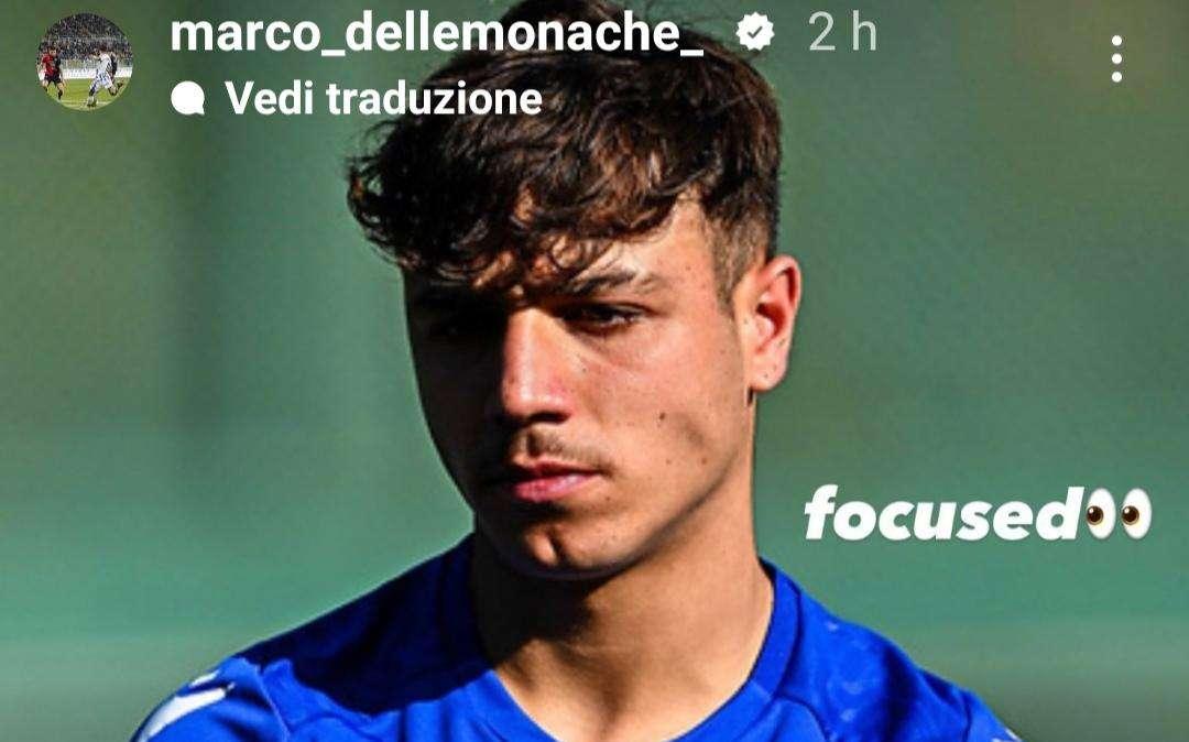 Sampdoria social, la concentrazione in allenamento di Delle Monache
