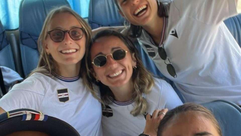 Sampdoria Women, gioia Giordano con le compagne: "I miei cuori"