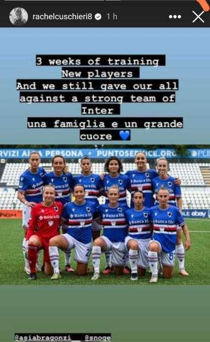 Sampdoria Women, Cuschieri: "Abbiamo dato tutto. Una famiglia e un grande cuore"