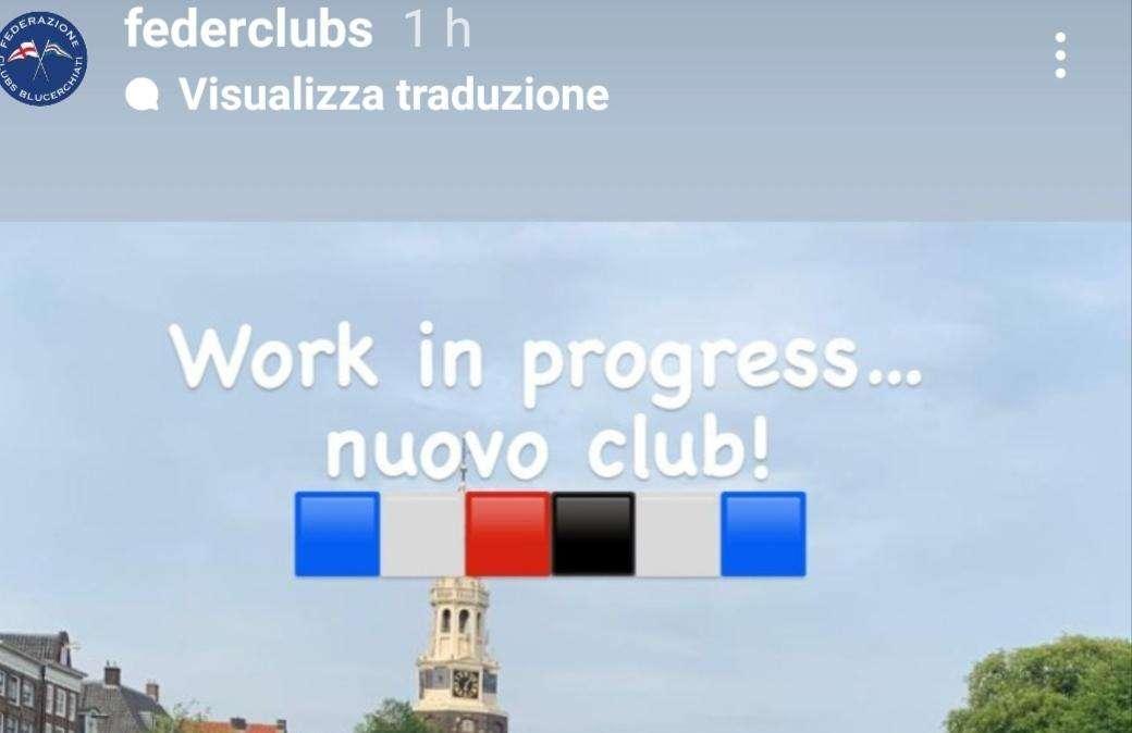 Federclubs Sampdoria: "Work in progress... nuovo club"