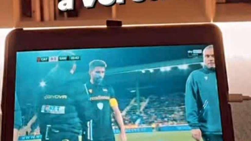 Catanzaro - Sampdoria, Lady Audero segue la squadra blucerchiata 