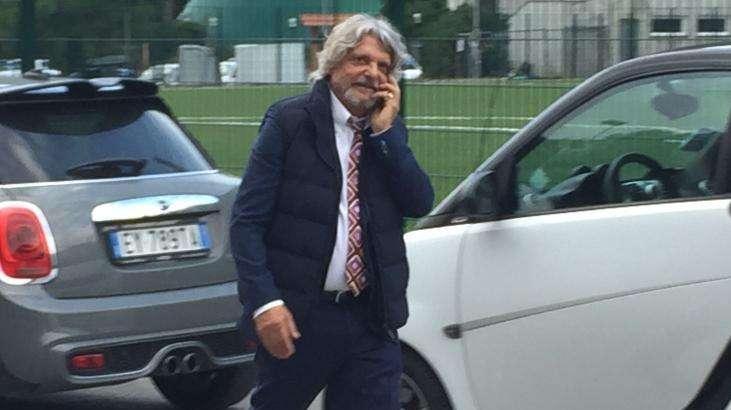 Presidente Ferrero in visita a Bogliasco. Domattina la rifinitura
