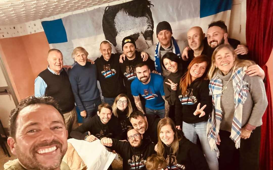 Sampdoria Club Sant'Olcese, straordinaria partecipazione alla polentata