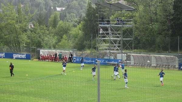 BARDONECCHIA LIVE - Allenamento di scarico per i blucerchiati