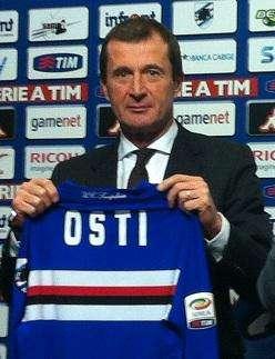 Osti: "Delio Rossi non ha mai fatto mistero che voglia raggiungere la salvezza prima di fare programmi, di prolungare il suo rapporto di lavoro con la Sampdoria"