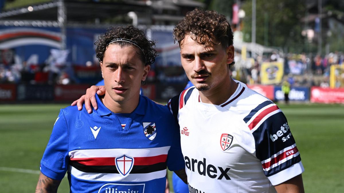 Sampdoria - Cagliari, la fotogallery dell'amichevole a Temù
