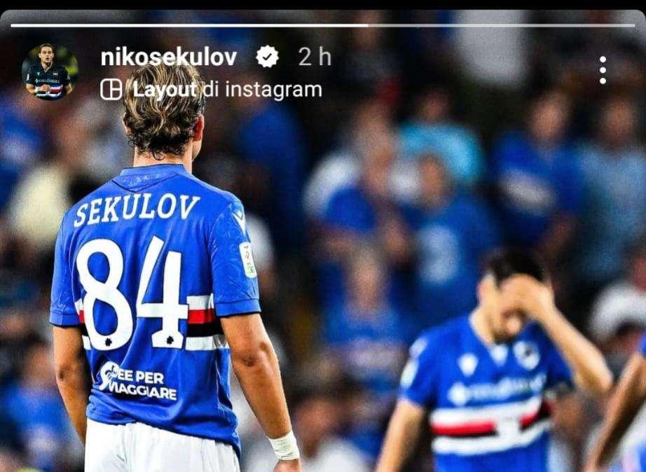 Sampdoria, la determinazione di Sekulov: "Testa alta e lavorare"