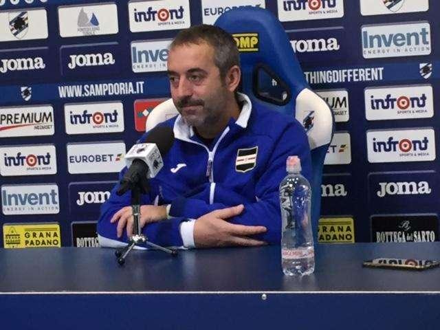 Giampaolo: "Vogliamo andare avanti in Coppa Italia. Giocherà la migliore formazione"
