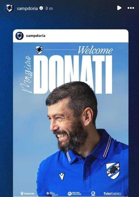 Sampdoria, cam puntata su mister Donati durante l'amichevole contro il Nuova Camunia