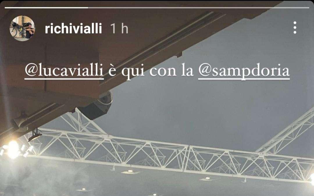 Riccardo Vialli: "Luca Vialli è qui con la Sampdoria"