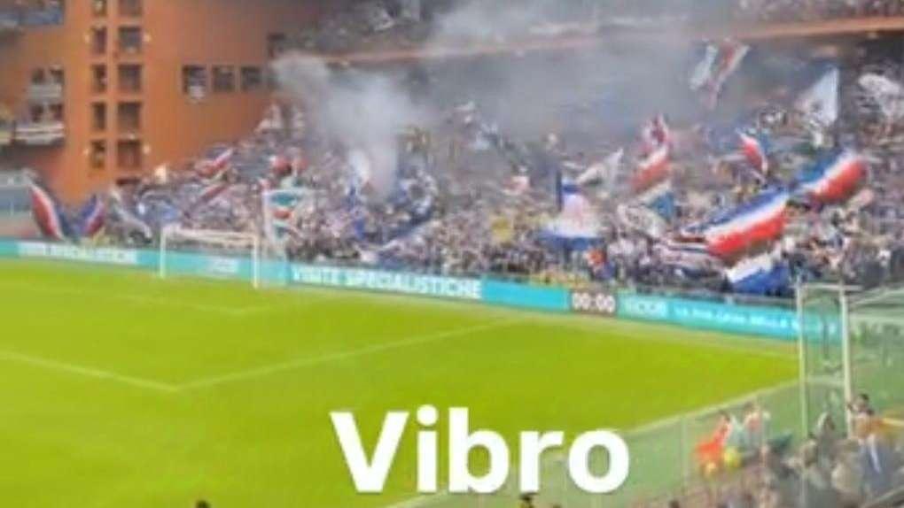 Sampdoria - Mantova, le emozioni di Olly dalla tribuna 
