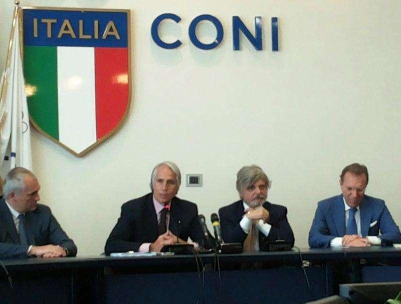 Presentazione Casa Samp, Ferrero: "Stadio deve essere un'accademia di sport, quello che voglio fare con l'aiuto di Malagò e CONI"
