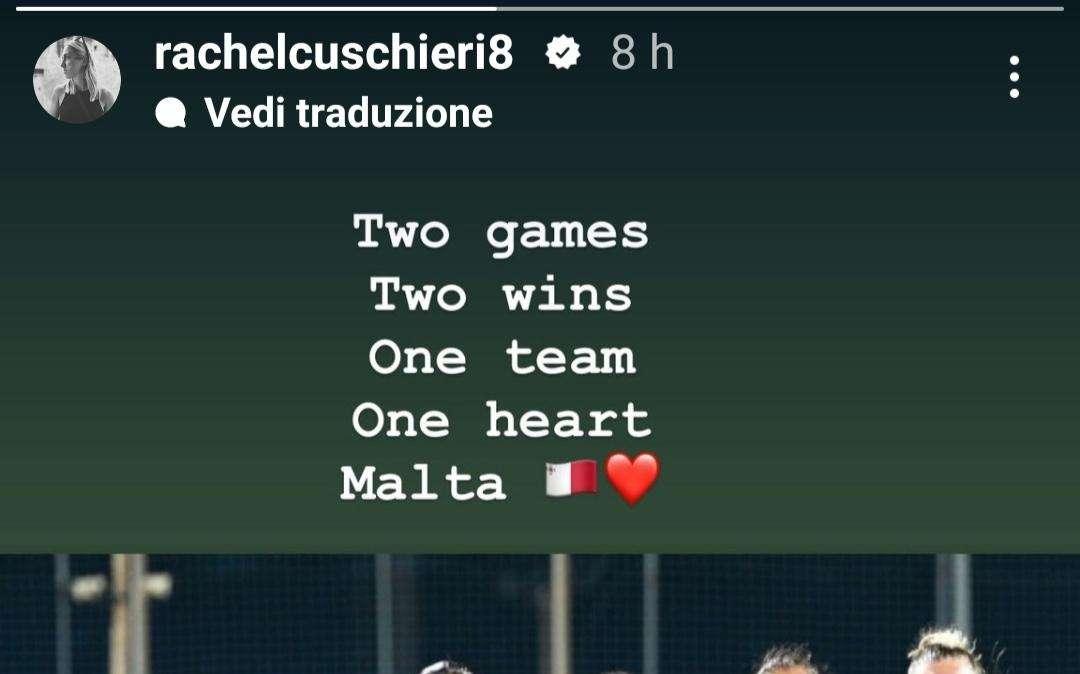Sampdoria Women, gioia Cuschieri per vittoria di Malta sulla Moldavia