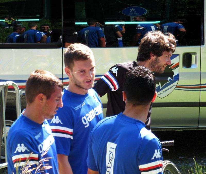 Samp Camp: giocatori blucerchiati in visita