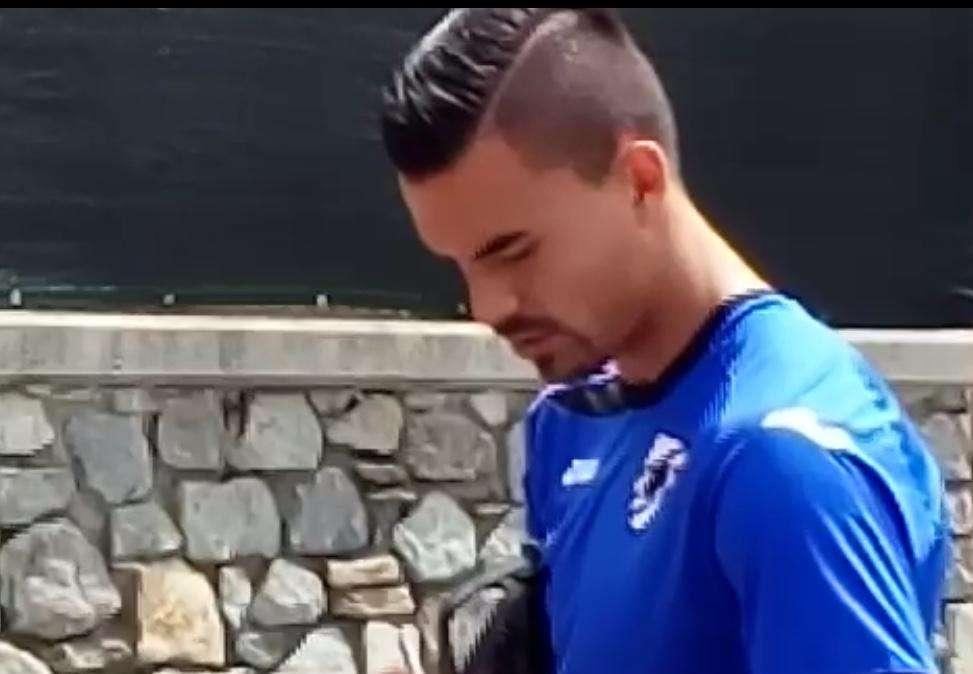 Audero arrivato in ritiro: primo allenamento con Turci